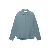 Pull&Bear Bluza dimno modra