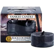 Yankee Candle Black Coconut čajna sveča 12 x 9 8 g