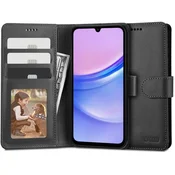 Tech-protect Wallet knjižni ovitek za Samsung Galaxy A15 4G/5G, črna