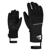 Ziener GRANIT GTX AW, muške skijaške rukavice, crna 801085