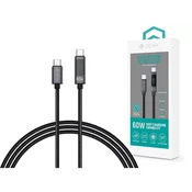 Devia ST120747 Extreme Speed Series 1,2 m 60 W PD Type-C na Type-C kabel za prijenos podataka i punjenje, crni