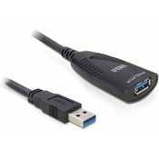 DELOCK USB 3.0 produžni kabel crna 5m 83089