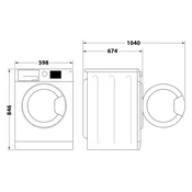 Whirlpool Mašina za sušenje veša WP E12X WBS EE 12kg Toplotna pumpa