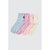 Trendyol 4-Pack Multi Color Cotton Knitted Socks