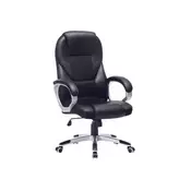 Songmics Pisarna stol izvršni vrtljiv stol 54x50x74 cm nastavljiv