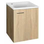 Kozmetična omarica ZOJA/KERAMIA FRESH, 40 x 50 x 32 cm, hrast platin - Hrast platin - 24 - 32.00 - MDF/laminat - Obešen na steno - Nujna namestitev - Aqualine - KERAMIA FRESH - 40.00 - Klasičen - 40x50x32 cm - 50.00