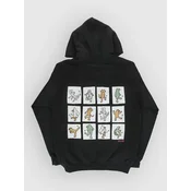 A.LAB Foot Bag Squad Kids moški pulover s kapuco black