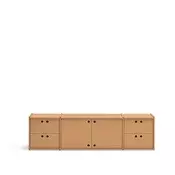 TV omarica v naravni barvi 157x42x40 cm Wally – Teulat