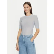 BOSS Pulover 50530718 Svetlo modra Slim Fit