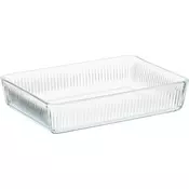 BORCAM četvrtasti rebrasti toplinski otporni stakleni spremnik 3.000 ml, 30620964 mm 1119810