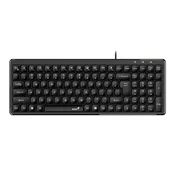 GENIUS LuxeMate 120 USB US slim crna tastatura