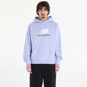 Mikina New Balance Athletics French Terry Logo Hoodie Daybreak M