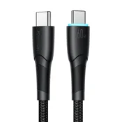 shumee Starry Series USB-C - USB-C 60W 1m črn kabel