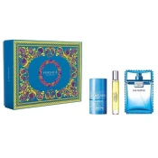 Versace Man Eau Fraiche darilni set toaletna voda 100 ml + balzam za po britju 100 ml + gel za tuširanje 100 ml + toaletna voda 10 ml