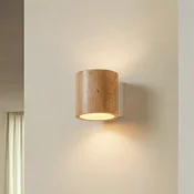 SOLLUX LIGHTING Stenna svetilka Ara v obliki lesene valjaste - Dnevna soba/jedilnica - Sodobni - svetlo leseno