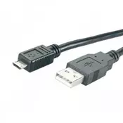 MediaRange Kabl USB-MicroUSB 1.2m black MRCS138 ( KABMR138/Z )