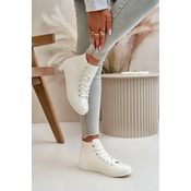 BIG STAR SHOES Womens Insulated Sneakers From Eco Leather White Big Star