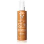 Vichy Capital Soleil Vodeno-fluidni sprej za zaštitu celija kože SPF 50, 200 ml