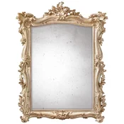 Casa Padrino luxury baroque mirror cream white/brown - Magnificent Italian baroque style wall mirror with antique mirror glass - Baroque furniture - Made in Italy - Luxury baroque interior