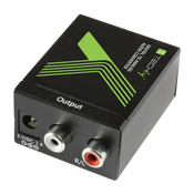 Techly IDATA SPDIF-3 adapter za promjenu tipa priključka kabela Multiconnection RCA Crno