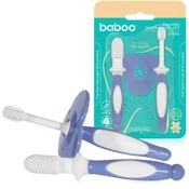 Baboo Toothbrush Set set zobne nege za dojenčke Blue Haze, 6m+ 3 kos