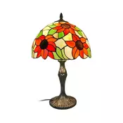 Brilagi - Tiffany vitražna stona lampa SUNFLOWER 1xE27/60W/230V