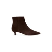 Lauren Ralph Lauren gležnarski čevlji s tanko peto ženski semišasti Frncsa Bt Hl