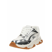 STEVE MADDEN Nizke superge Peak-E srebrna/bela
