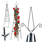 KADAX Vrtna pergola s kovinsko oporo za plezavke 202 cm