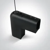 ČRNI Plug & Play KUT ZA PRIJELAZ SA STROPA NA ZID ZA ŠINE IP20 DM42004PH/B