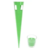 shumee Dišeča svetilka z vonjem citronele - kovinska, zelena, 36 cm, za zunanjo uporabo