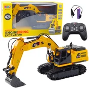 slomart LEAN TOYS RC Gosenična bager, 9CH, 2.4G, z zvoki