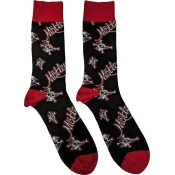 Motley Crue Nogavice Feelgood Repeat Black 40-45