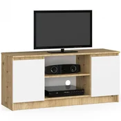 AKORD Akord Tv Omarica, 2 Vrata In 1 Polica, Hrast Artisan/Bela, (5000331811)