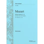 MOZART:MISSA BREVIS IN G KV 140 VOCAL SCORE