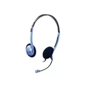 GENIUS žicne slušalice HS-02B (Plava) 2 x 3.5mm, 20Hz - 20KHz, 108dB, 1.8m