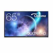 Optoma 5652RK+, Interaktivna ravna ploca, 165,1 cm (65), LED, 3840 x 2160 pikseli, Wi-Fi