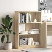 shumee vidaXL Polica, hrast sonoma, 80x24x109 cm, material na osnovi lesa