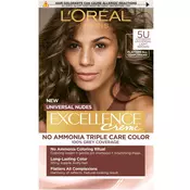 L’Oréal Paris barva za lase - EXCELLENCE Nudes - 5U Universal Light Brown