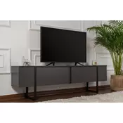 HANAH HOME Polica za TV Serenity Anthracite Black