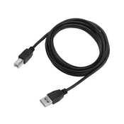 Kabel USB tip A-M<=>USB tip B-M  2.0m USB2.0 - SBOX - črn
