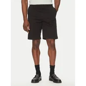 Calvin Klein Kratke hlače iz tkanine Modern Twill Reg. Straight Short K10K114068 Črna Regular Fit