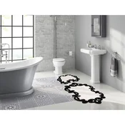 Lessentiel Maison Set 2 prostirke za kupatilo Crno-Beli