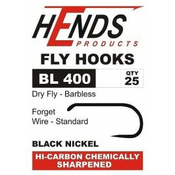 Muharski trnki HENDS BL 400 Dry Fly - Barbless (25 kos)