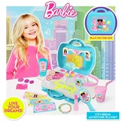 Northix Barbie torbica za dodatke s predelki za shranjevanje in ročajem