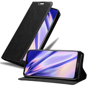 Cadorabo Cadorabo Ohišje, združljivo z Nokia 4.2 v nočna črna - Zaščitni ovitek z magnetnim zapiranjem, stoječo funkcijo in režo za kartice, (20549467)