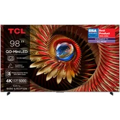 TCL TV 98C8K 4K QD-Mini LED, 144Hz, crni
