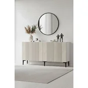 HANAH HOME Konzola Corsa 150 White Travertine