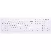 Contour Design Active Key AK-C8100F-FU1-W /GE keyboard Office RF Wireless QWERTZ German White