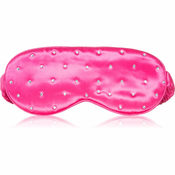Crystallove Crystalized Silk Eye Mask maska za spanje barva Hot Pink 1 kos